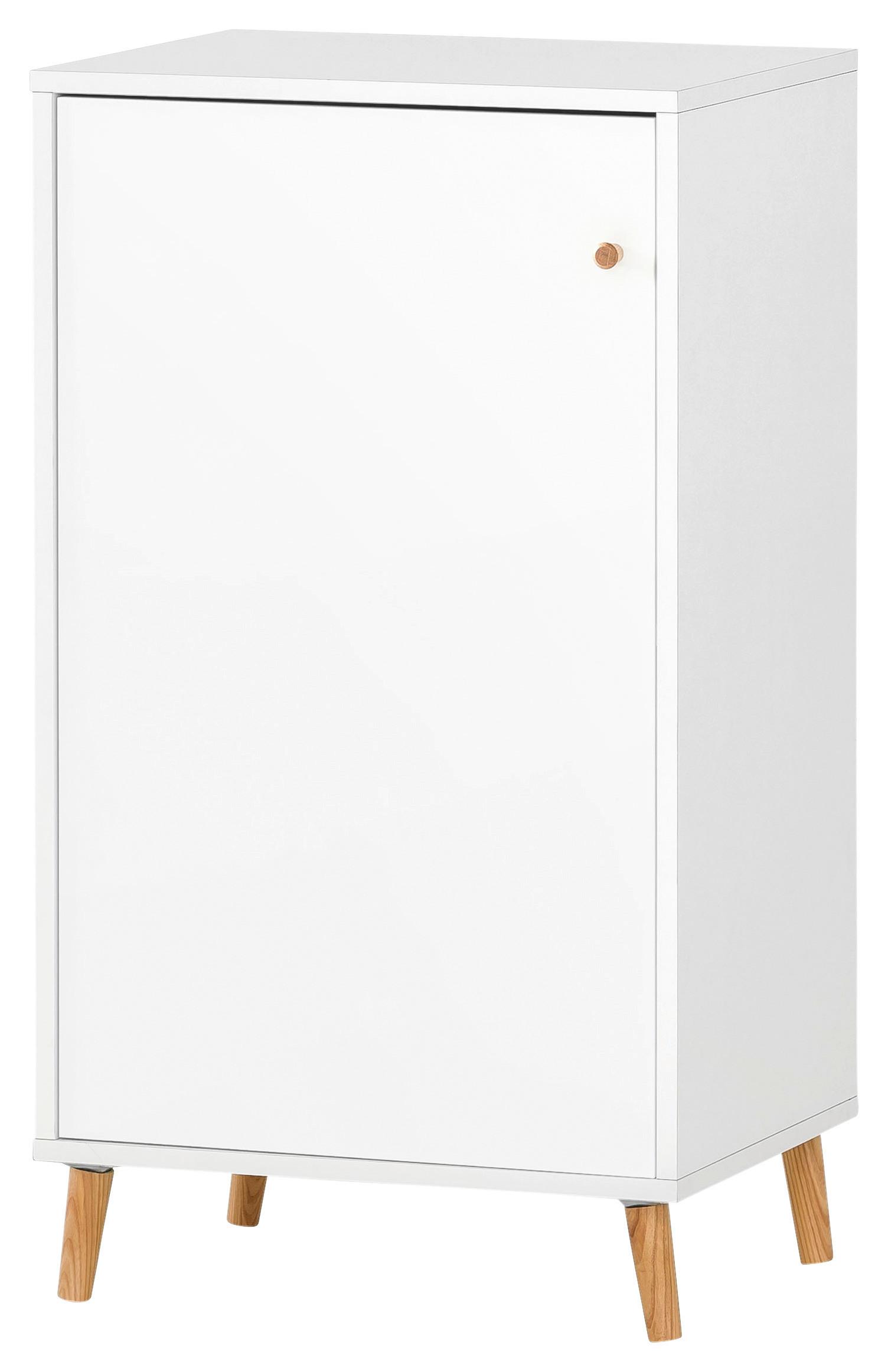 Aktenschrank Serie 500 Weiß B: 50,95 cm - Blau/Weiß, MODERN, Holzwerkstoff (50,95/92,6/41cm) - MID.YOU