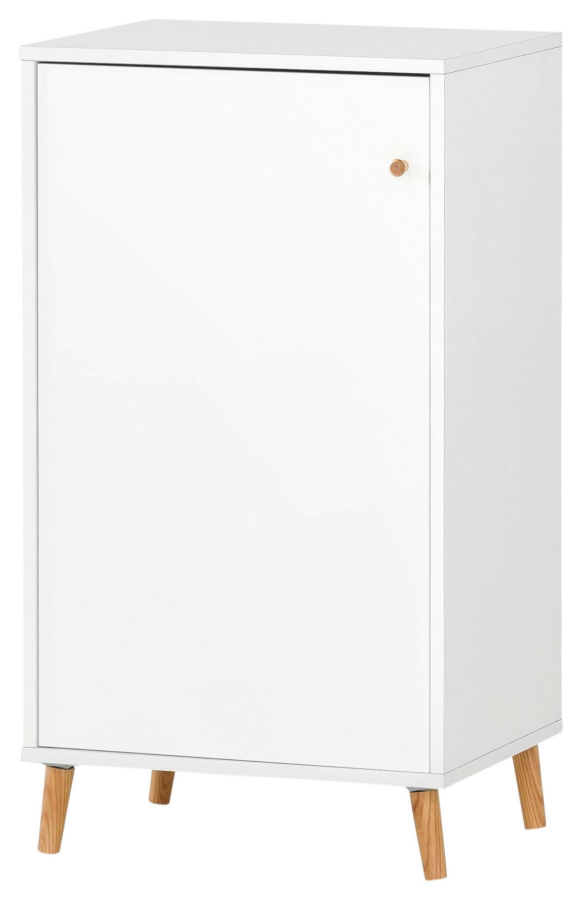 Aktenschrank Serie 500 Weiß B: 50,95 cm - Blau/Weiß, MODERN, Holzwerkstoff (50,95/92,6/41cm) - MID.YOU