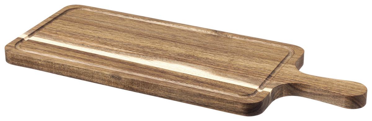 TRANCHIERSET EIRA - Akaziefarben, Design, Holz/Metall - James Wood