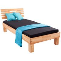 Massivholzbett 90x200 Cm Elisabeth Buche - Kernbuche, KONVENTIONELL, Holz (90/200cm)