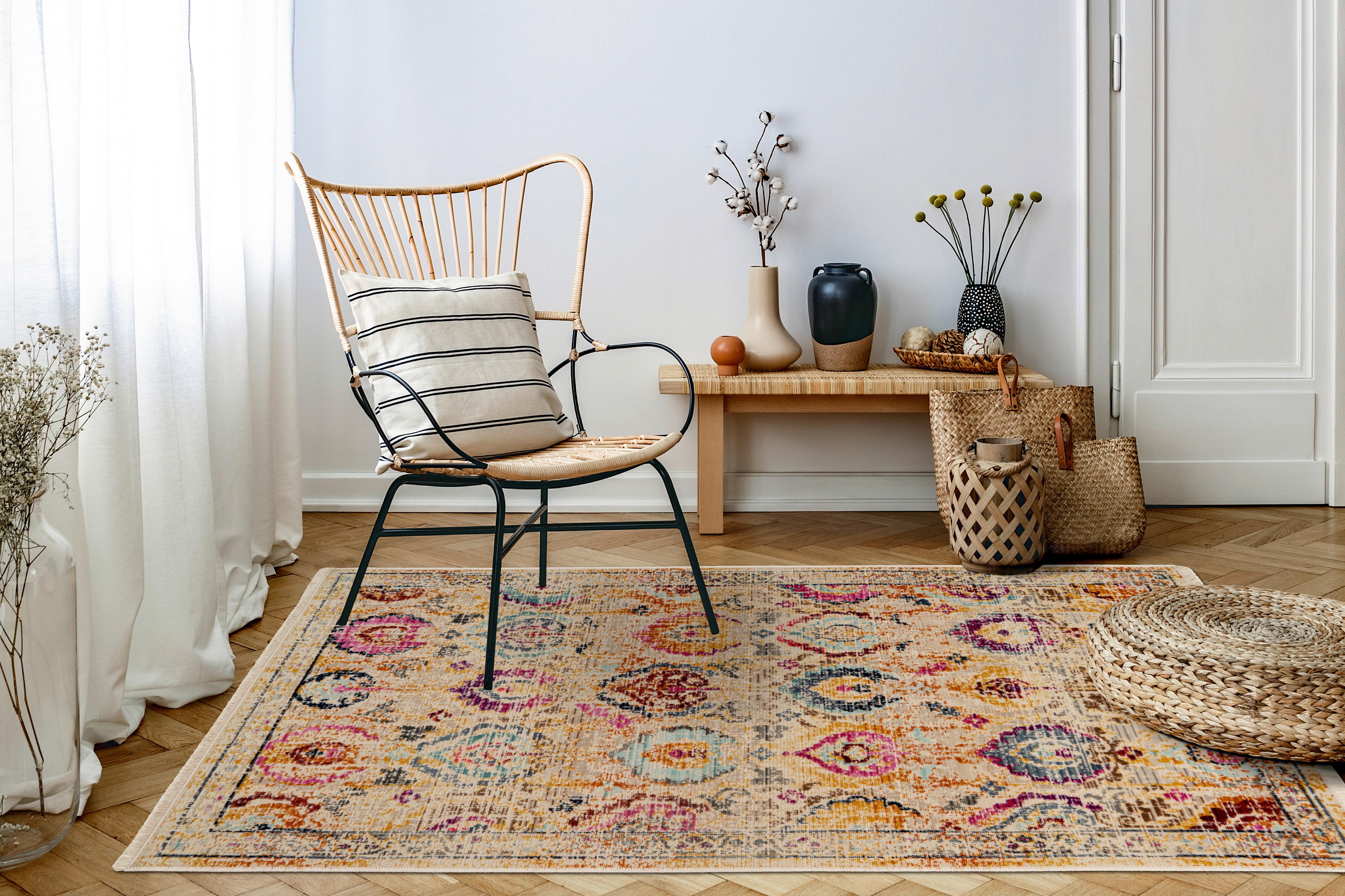 Orientteppich Charu 100 - Multicolor, KONVENTIONELL, Textil (160/230cm)