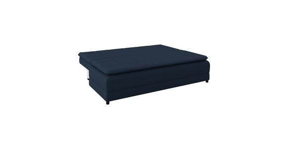 Schlafsofa Alice - Schwarz/Dunkelblau, MODERN, Textil (202/73-92/105cm) - Luca Bessoni