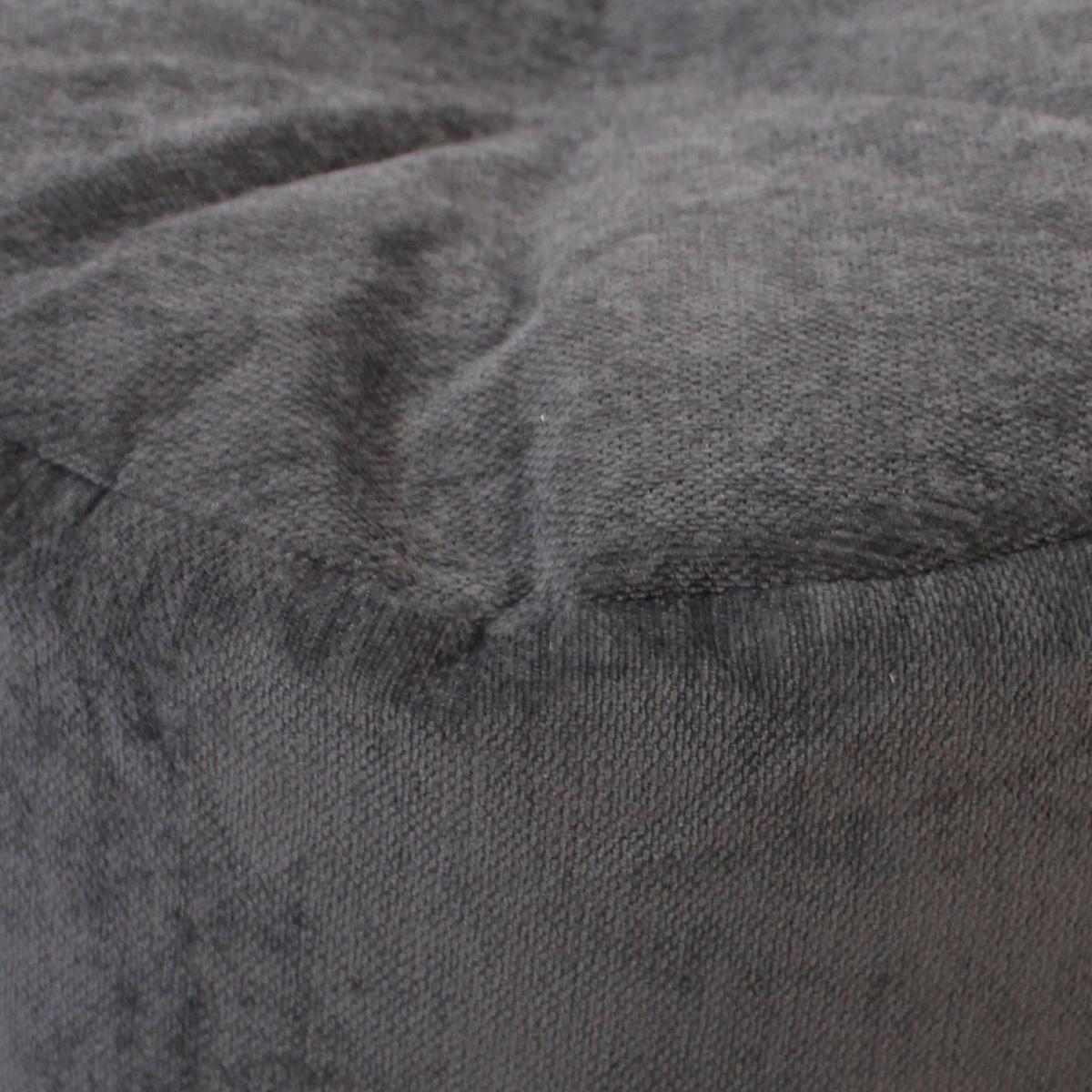 Sitzsack Drops Grau Indoor Mit Styroporkugeln-Füllung - Grau, MODERN, Textil (45/25/45cm) - Ondega