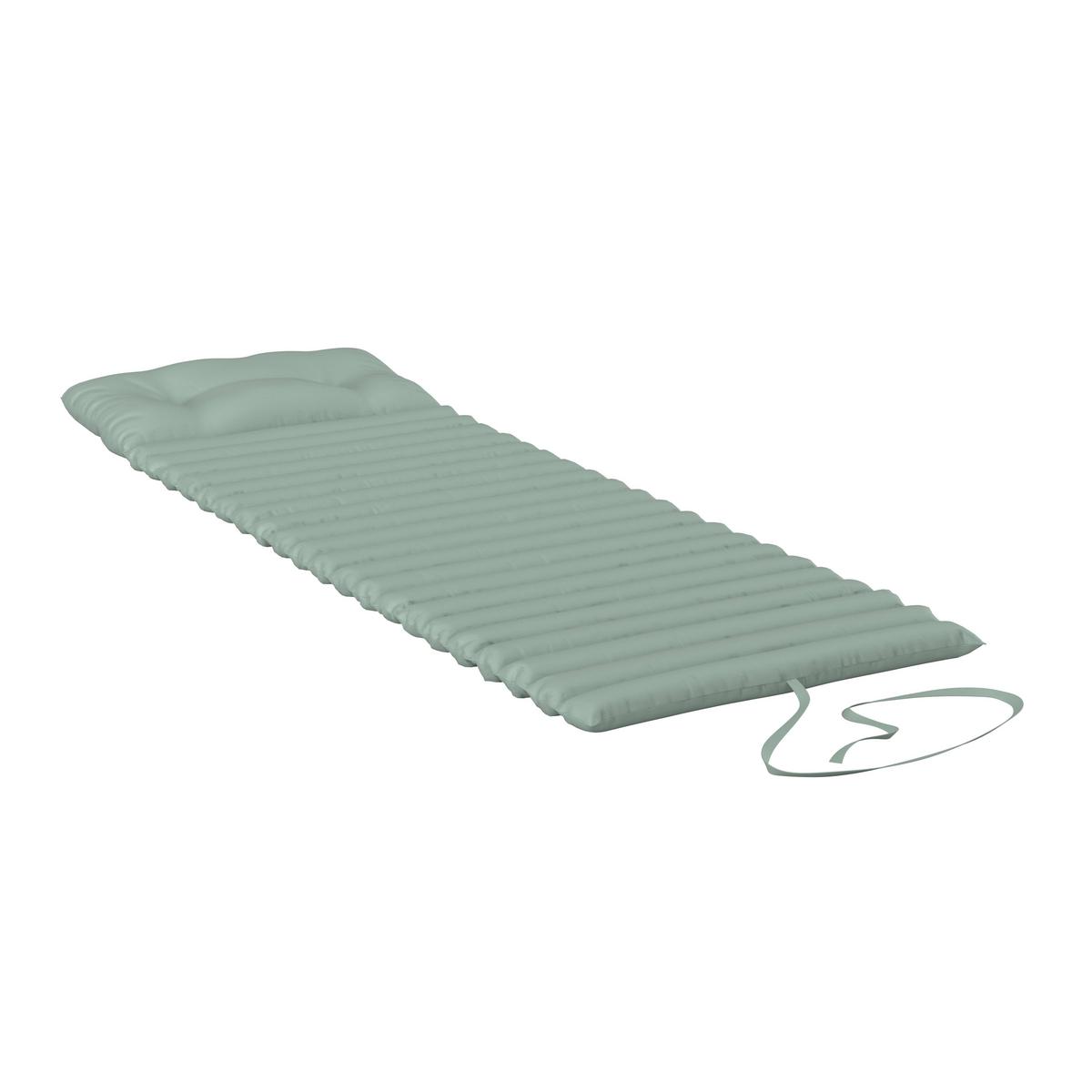 PODUŠKA NA LEŽADLO LUNA - zelená, Modern, textil (180/5/60cm) - Bessagi Garden