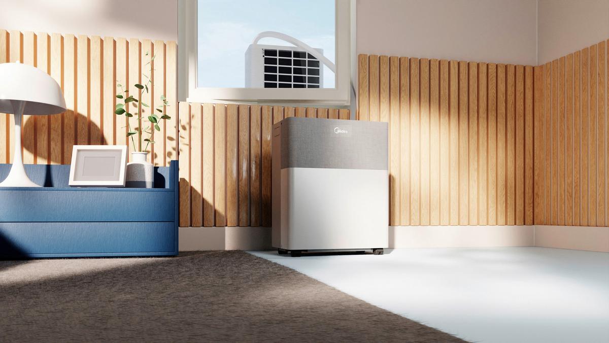 KLIMAANLAGE PORTASPLIT COOL - Hellgrau/Weiß, Basics, Kunststoff/Metall (51,8 cm/64,6 cm/34 cmcm) - Midea