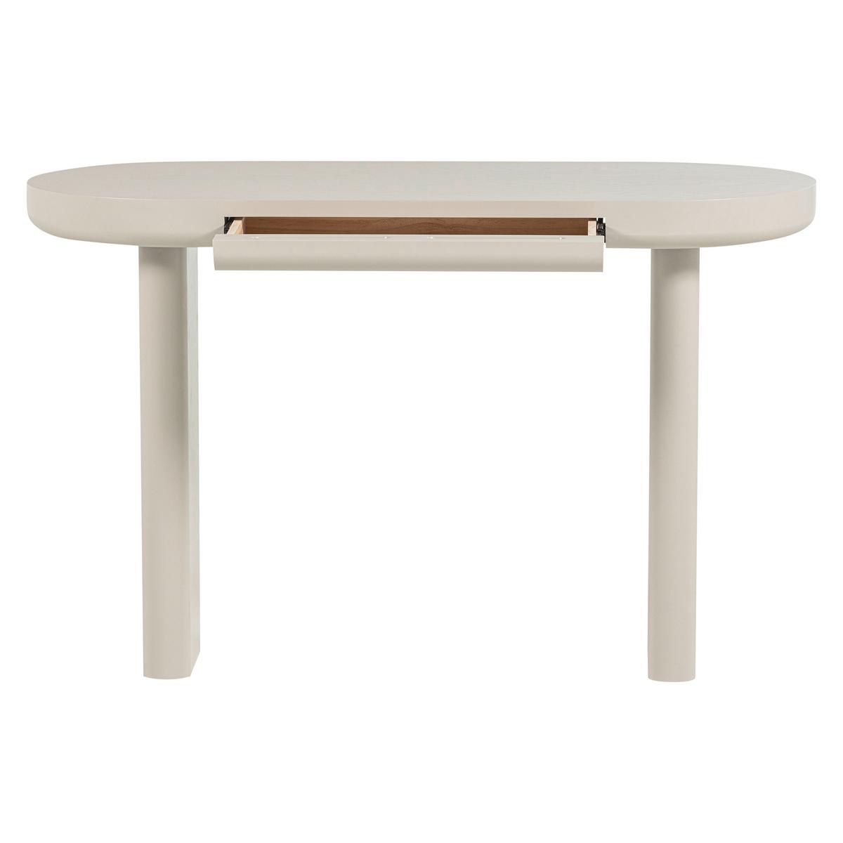 SCHREIBTISCH Mael, Grau B: 120 cm - Grau, Design, Holzwerkstoff (120/50/75cm) - Livetastic