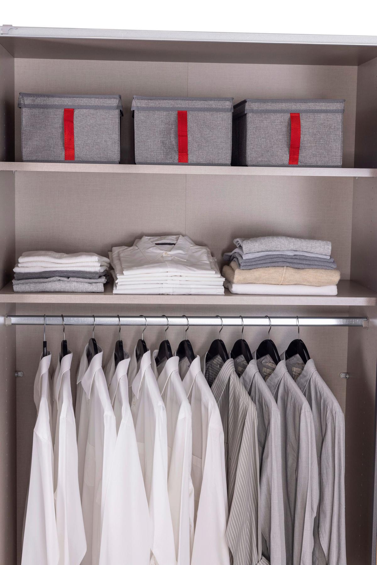 Drehtürenschrank Versity-d Alpinweiß/marmorptik 4trg - Silberfarben/Weiß, Trend, Holzwerkstoff (181/229/54cm) - James Wood