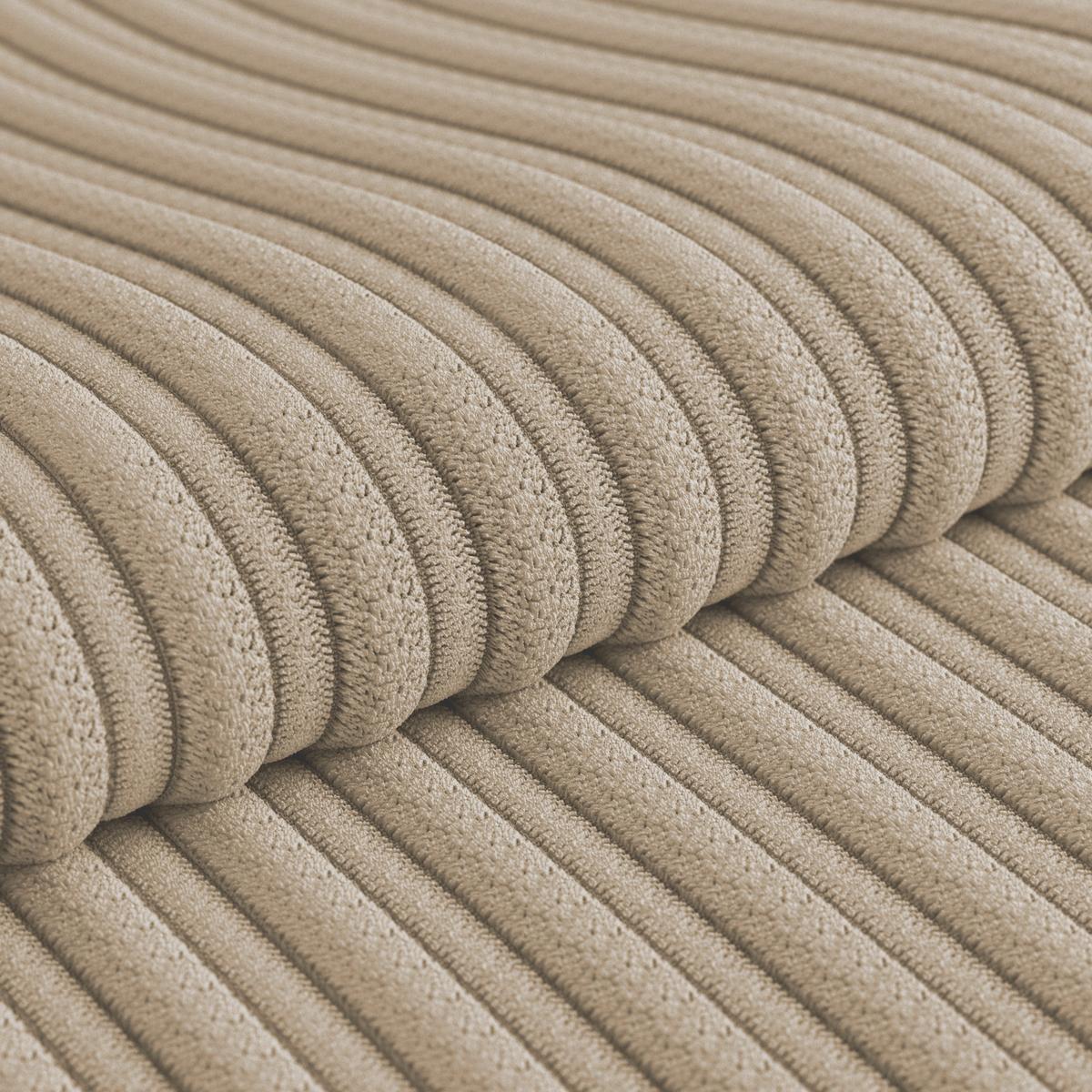 Rohová sedačka ZERO, levá, světle šedá / béžová - černá/světle šedá, Trend, textil (173/286cm)