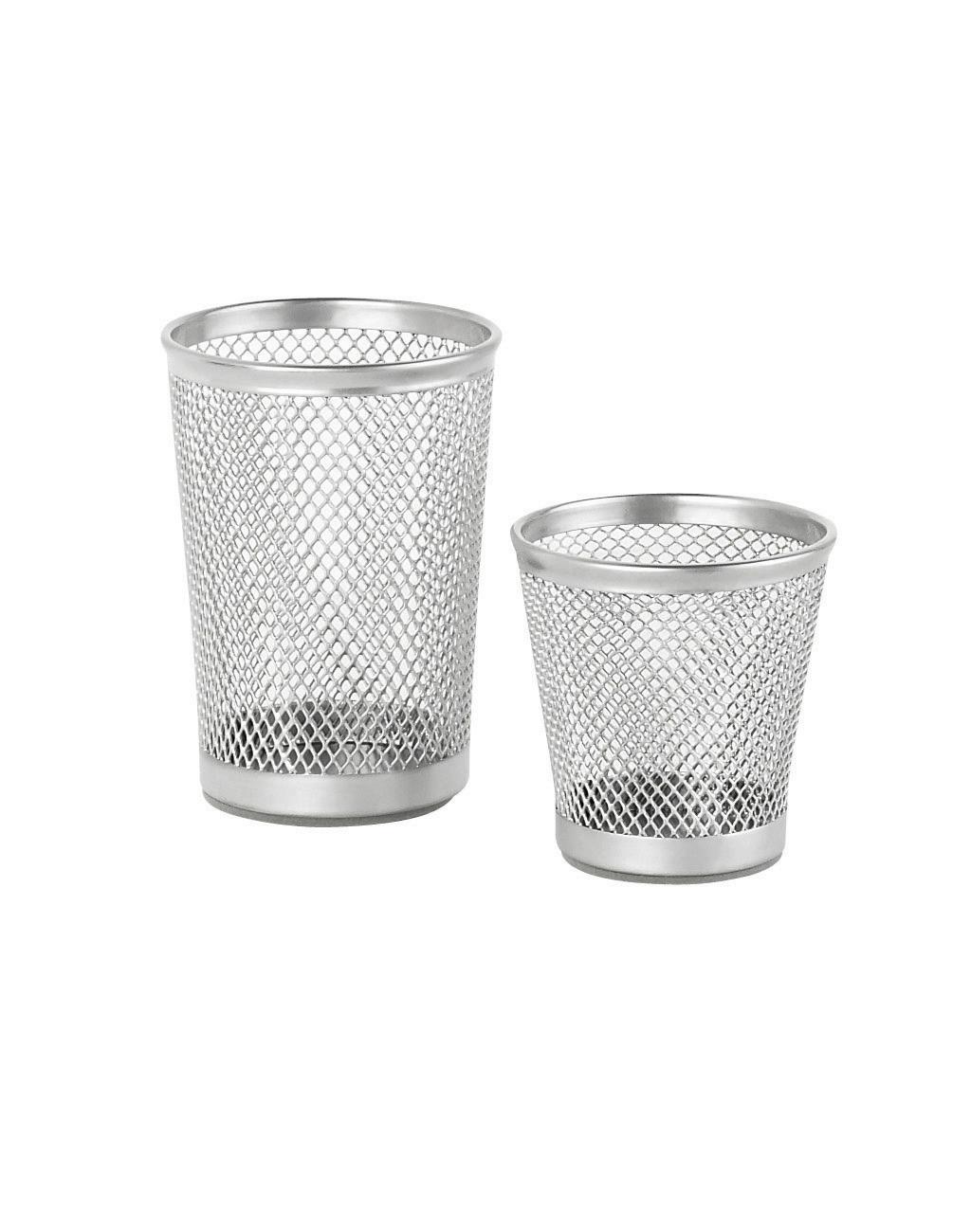 STOJAN NA PERÁ MESH - BASED - - strieborná, kov (7cm) - Based