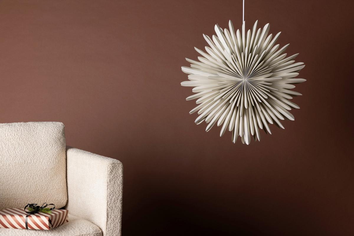 Hängeleuchte Sälen - Beige, Basics, Papier (60/60/21cm) - P & B