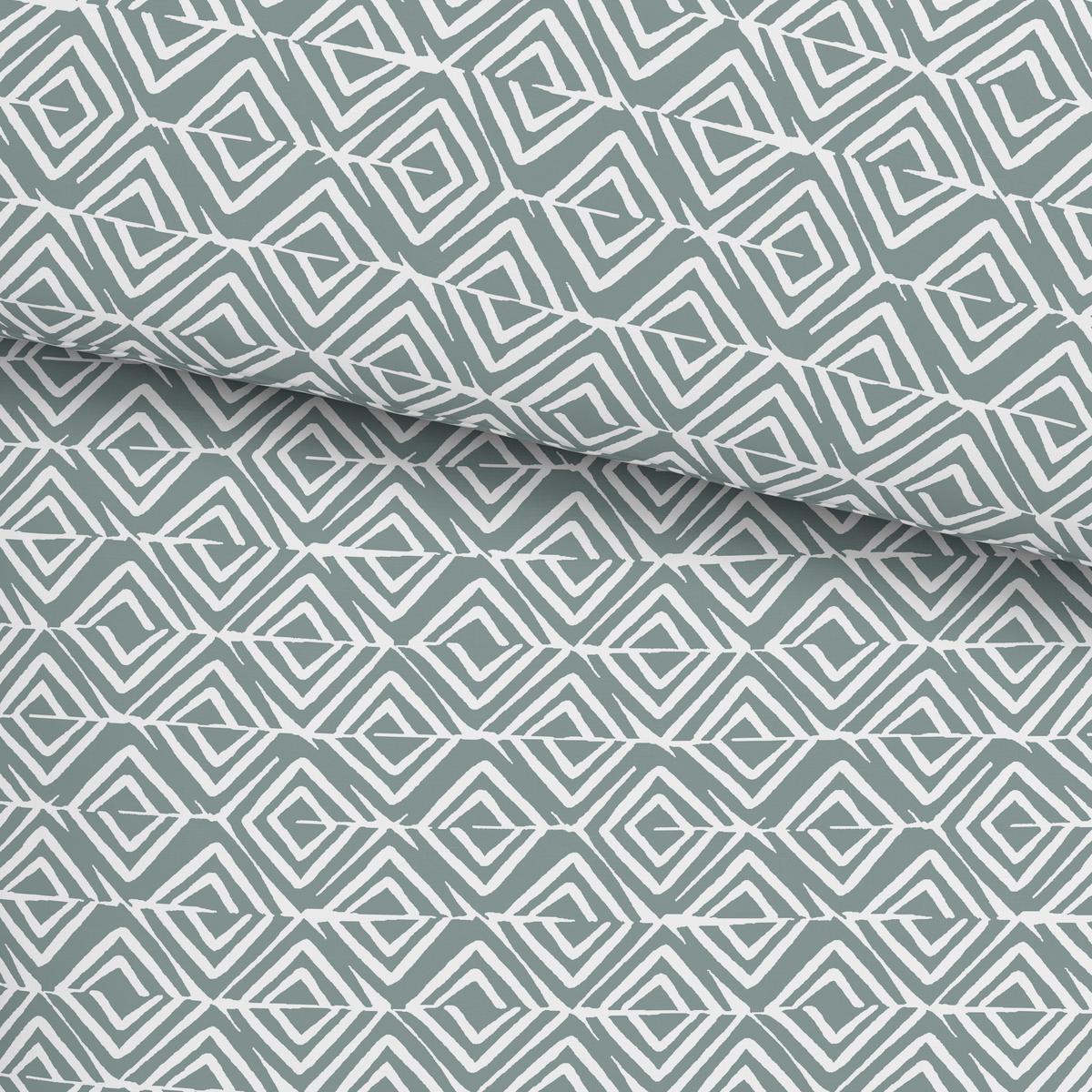 Baumwolle-Bettwäsche 140x200 cm Chrisi Silberfarben - Silberfarben, MODERN, Textil - Luca Bessoni