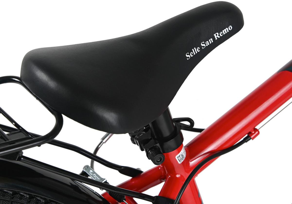 Kinderfahrrad Dacapo Bobby Rot 24 Zoll, Rh 32 Cm - Rot, Basics, Metall (25/140/60cm)