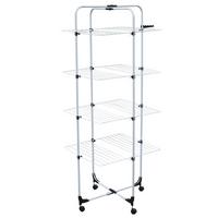 Turmwäschetrockner Weiß B: 70 Cm - Weiß, Basics, Metall (70/176/61cm) - Spirella