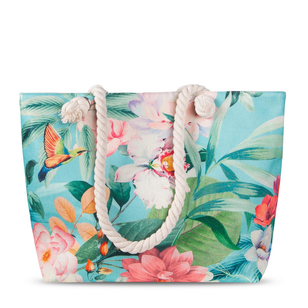 Strandtasche Fungi Multicolor 43x60 cm - Multicolor, Basics, Textil (43/60cm)