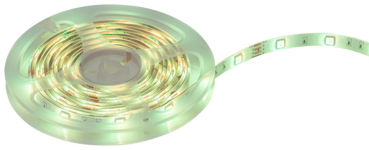 Led Díszlámpa Malte - fekete/fehér, Modern, műanyag (500cm) - Luca Bessoni