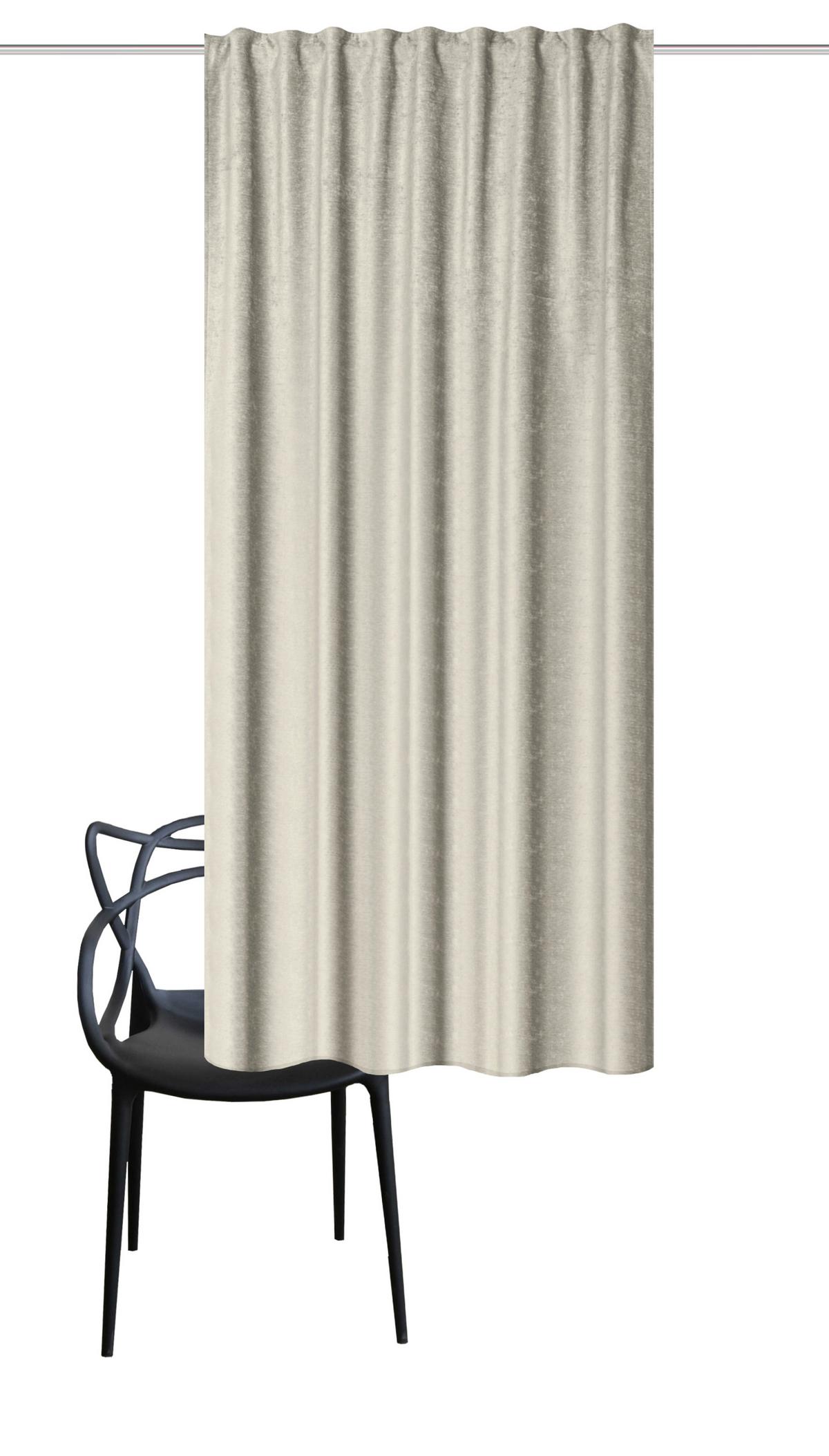 Fertigvorhang Thermo - Naturfarben, Basics, Textil (135/175cm)