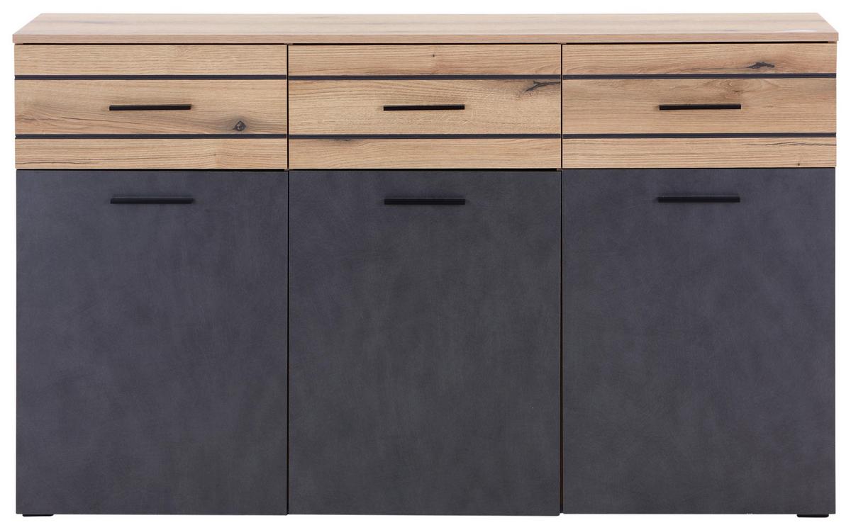 Kommode B: 150 Cm Limit Coast Evoke Eiche Dekor/matera - MODERN, Holzwerkstoff (150/91/40cm) - Ondega