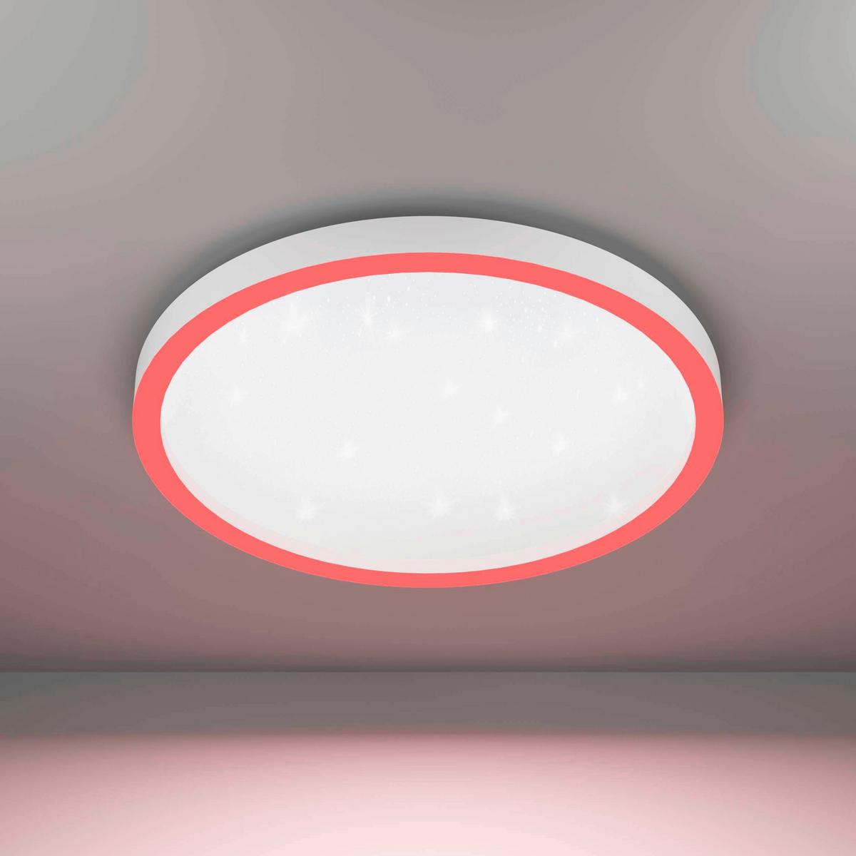 STROPNÍ SVÍTIDLO MONTEMORELOS-Z - bílá, Design, kov/plast (57/7cm) - Eglo