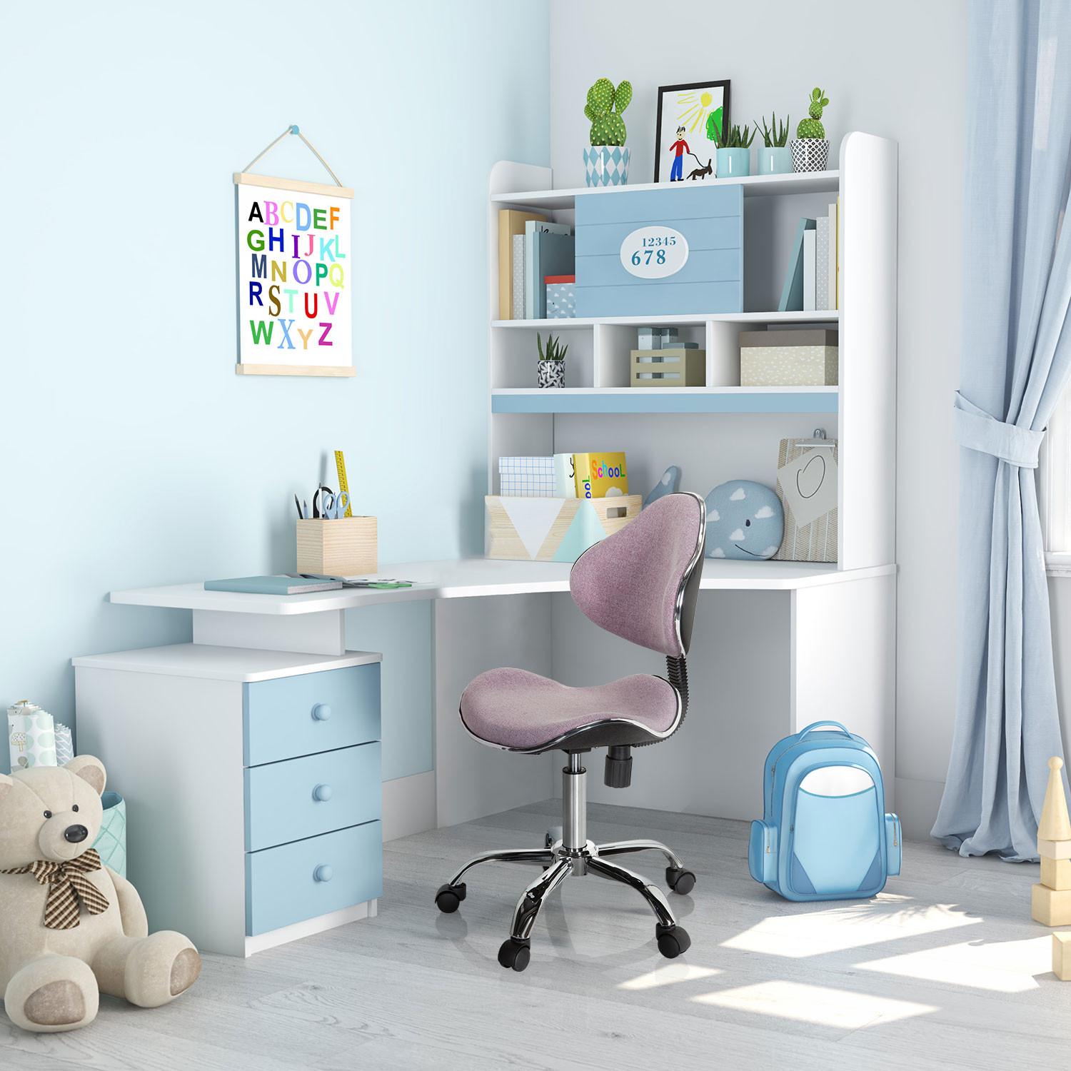 Jugenddrehstuhl Kiddy Gti 3 Rosa - Rosa, Basics, Kunststoff (47/87-98/49cm) - MID.YOU