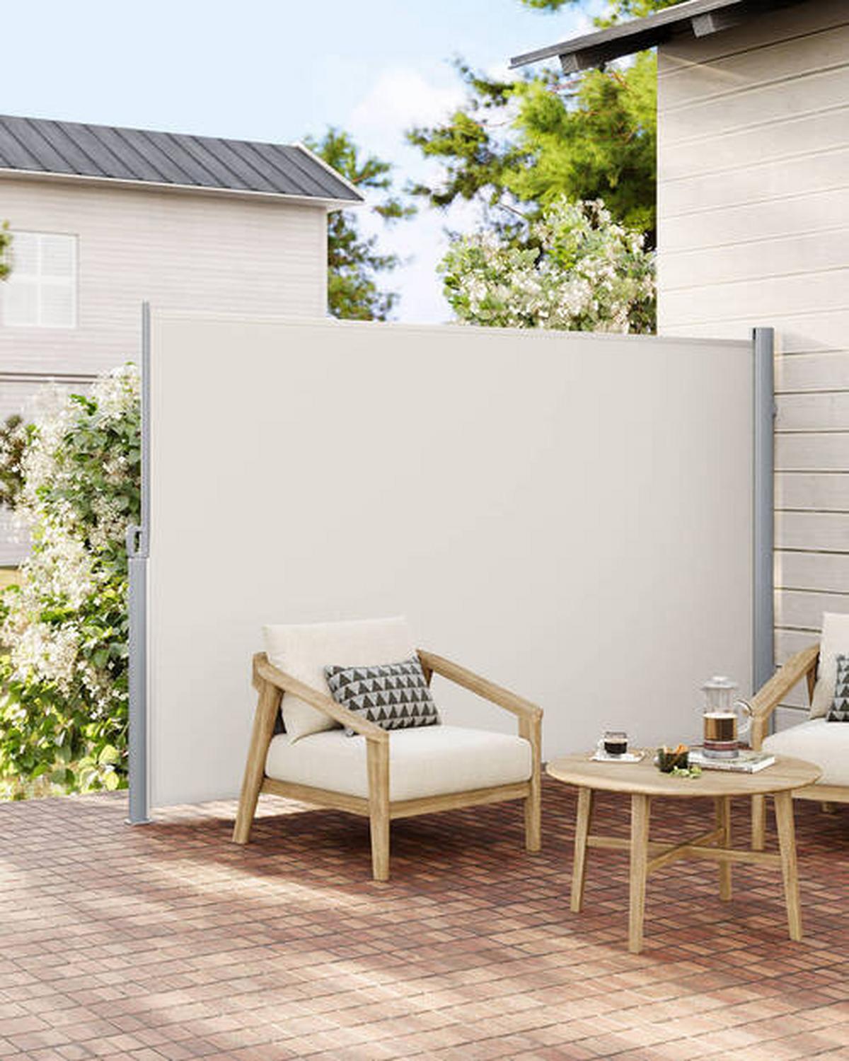 Markise Beige Grau BxH: 400x200 cm - Beige/Grau, Basics, Textil/Metall (400/200cm) - Modante