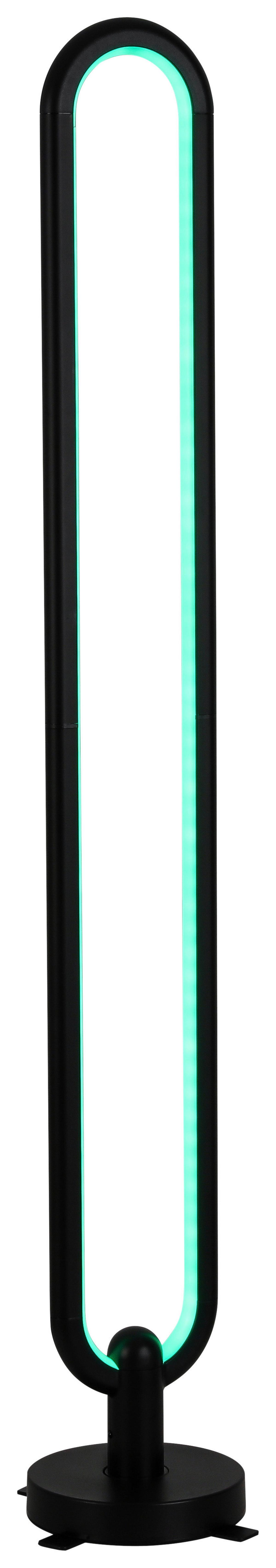 Stehleuchte Irma dimmbar Schwarz mit Farbwechsler - Schwarz, Design, Kunststoff (15,5/104,5cm) - Luca Bessoni