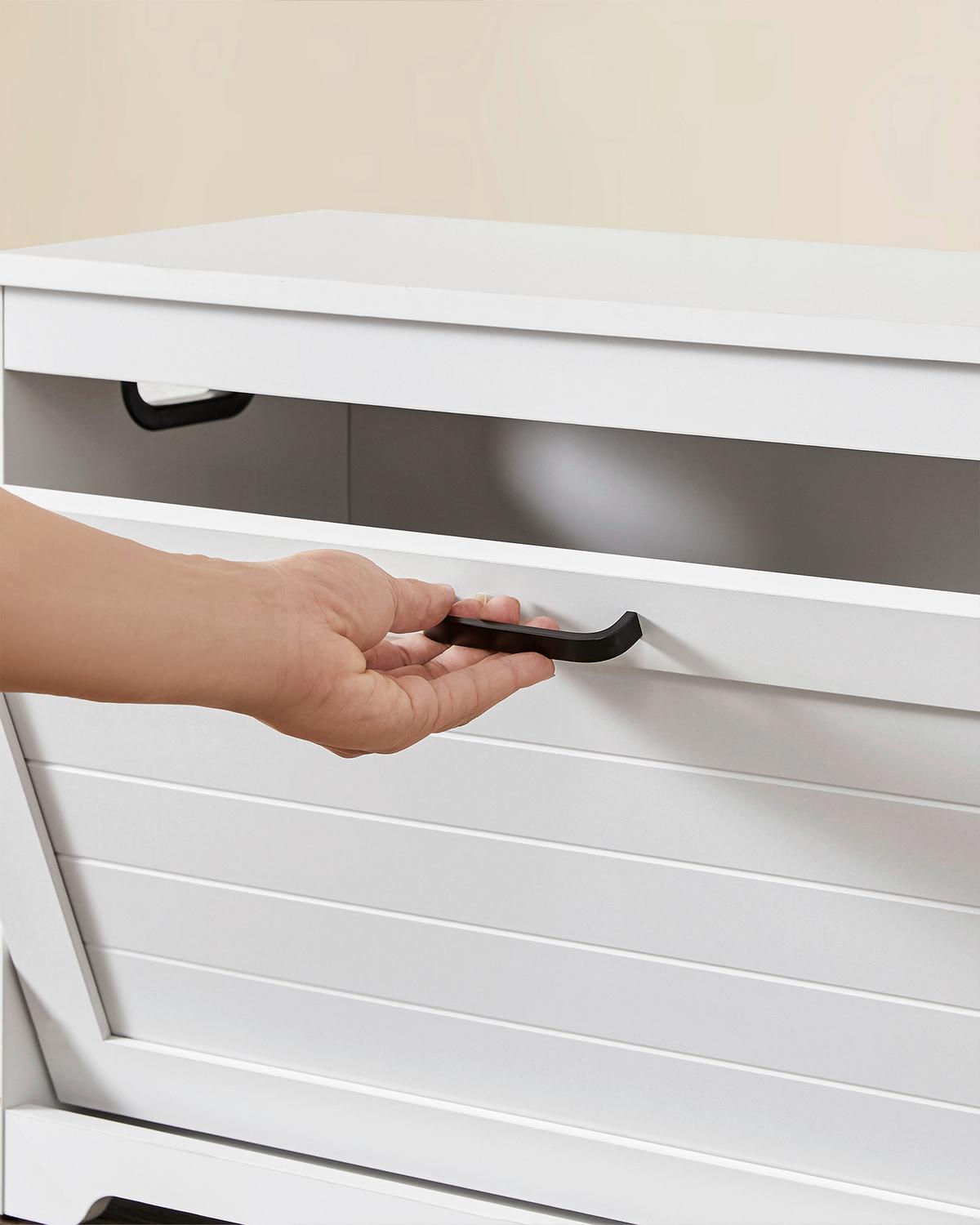 Schuhbank Shoe Bench - Weiß, MODERN, Holzwerkstoff (80/46/30cm) - MID.YOU