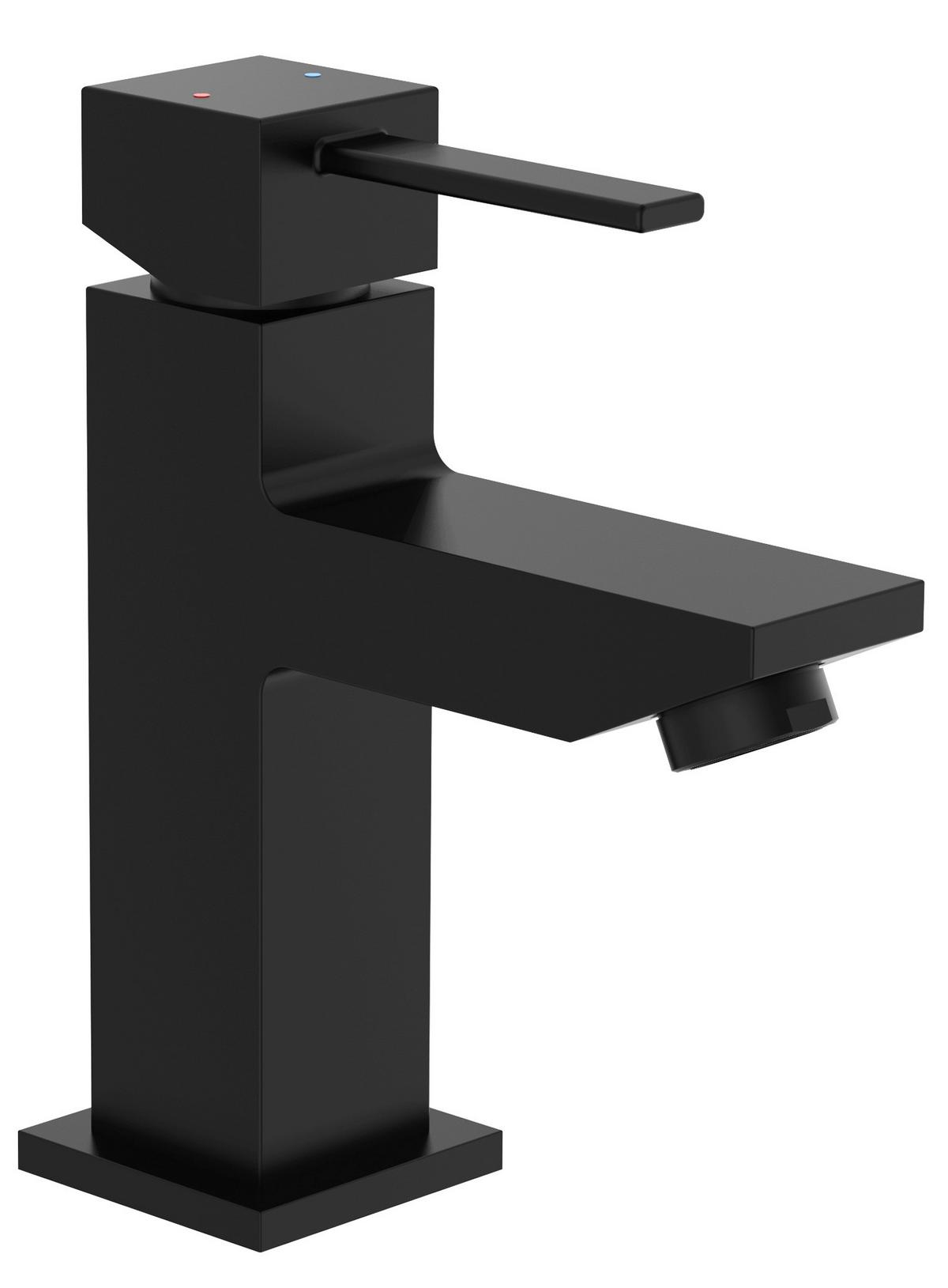 Waschtischarmatur Calvino Ni075thi-B - Schwarz, KONVENTIONELL, Metall (5/16/13cm)