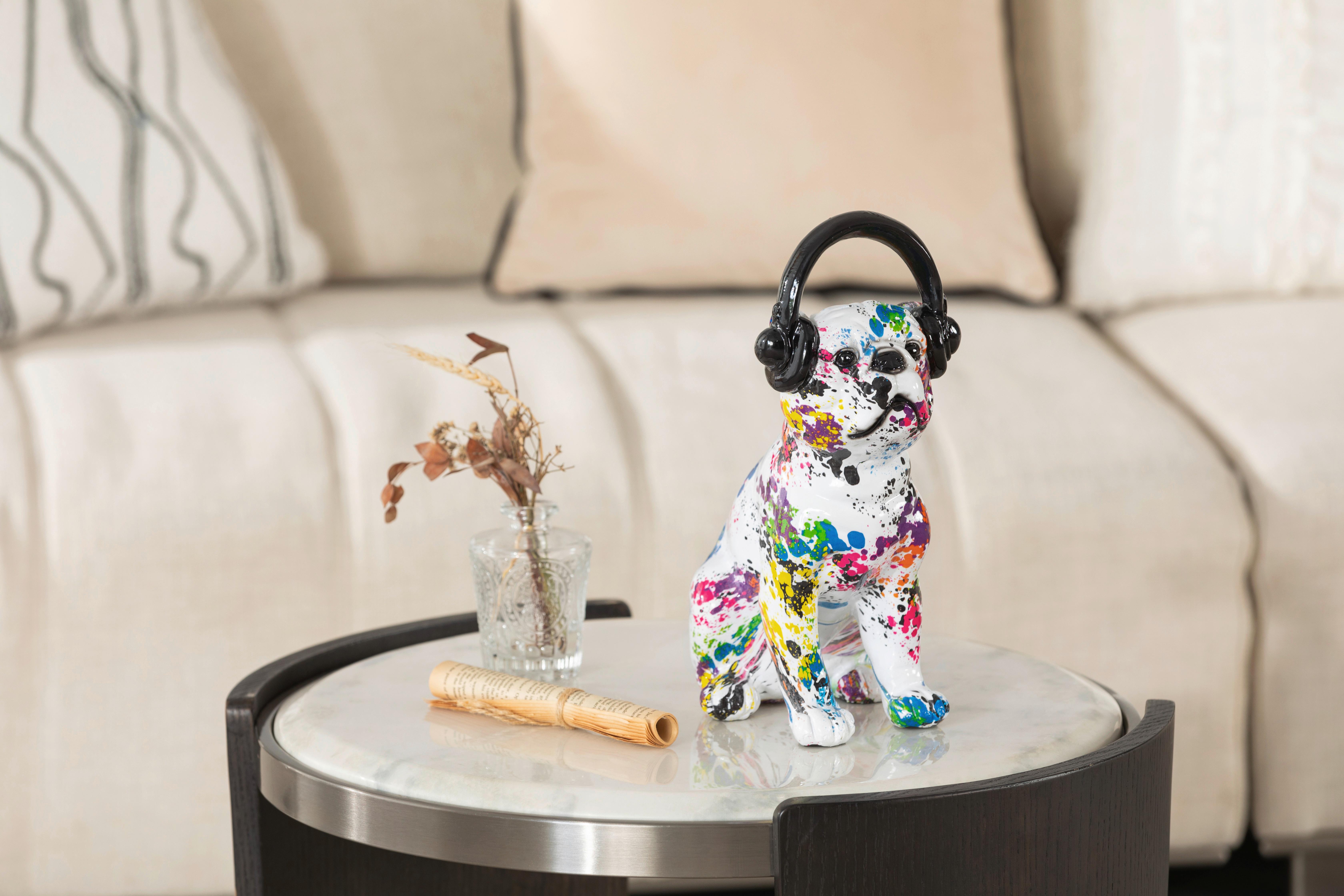 Dekohund Nils - Multicolor, KONVENTIONELL, Kunststoff (20/12,5/29,5cm) - Luca Bessoni