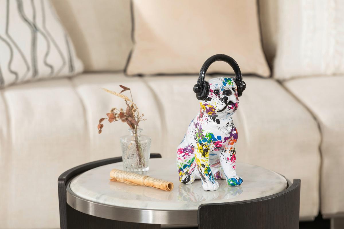 Dekohund Nils - Multicolor, KONVENTIONELL, Kunststoff (20/12,5/29,5cm) - Luca Bessoni