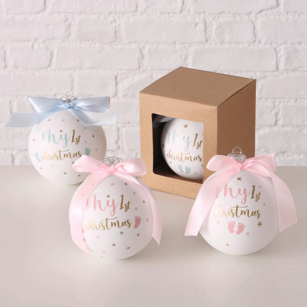 Christbaumkugel RAUL in Hellblau