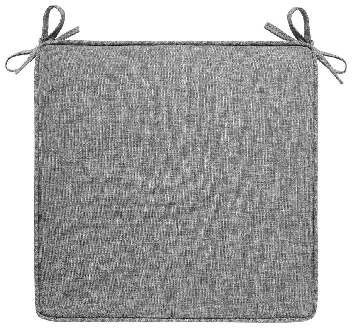 PODSEDÁK Petti, 45/45/4cm - světle šedá, Moderní, textil (45/45/4cm) - Mömax