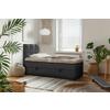 Boxbett Polly - Schwarz, MODERN, Holz/Holzwerkstoff (90/200cm) - MID.YOU