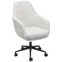 Drehstuhl Columbus - Beige/Schwarz, LIFESTYLE, Kunststoff/Textil (63/93-98/71cm) - Livetastic