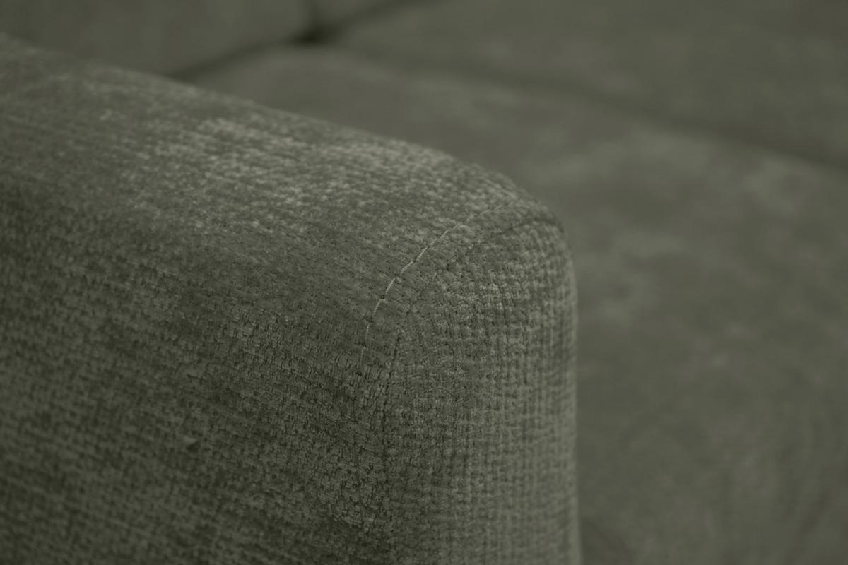 Rohová sedačka ALTON, pravá, tmavozelená ženilka - tmavozelená, Konventionell, drevo/textil (211/166cm)