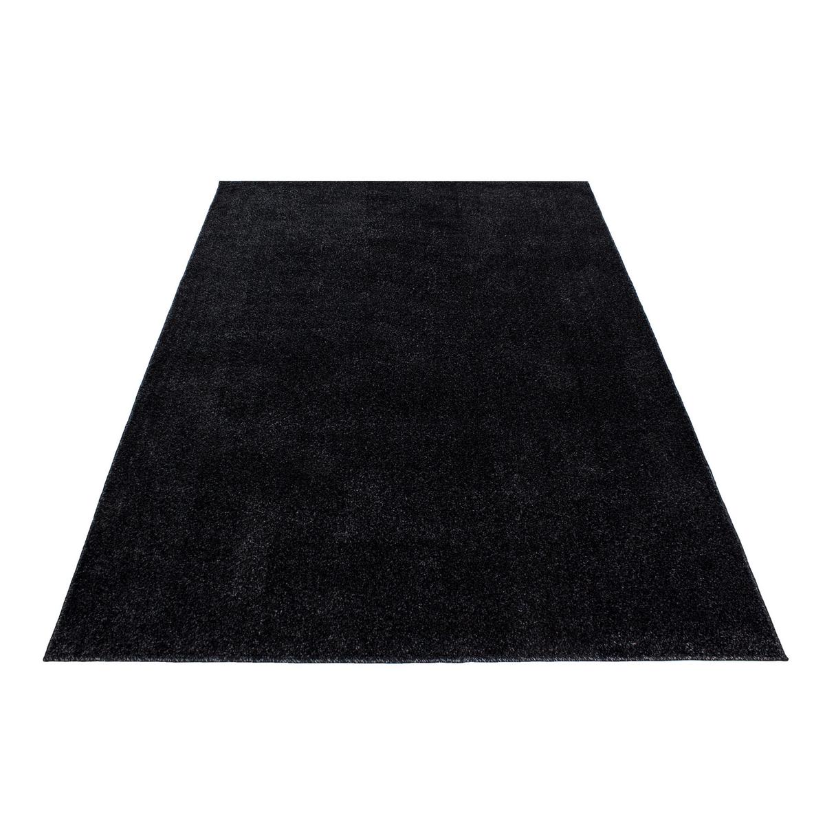 Hochflor Teppich Anthrazit Ata 60x100 Cm - Anthrazit, Design, Textil (60/100cm) - Novel