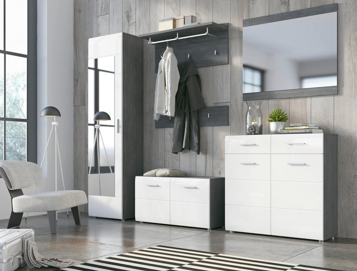 Tükör Salve - Modern, faalapú anyag/Üveg (90/77/2cm)