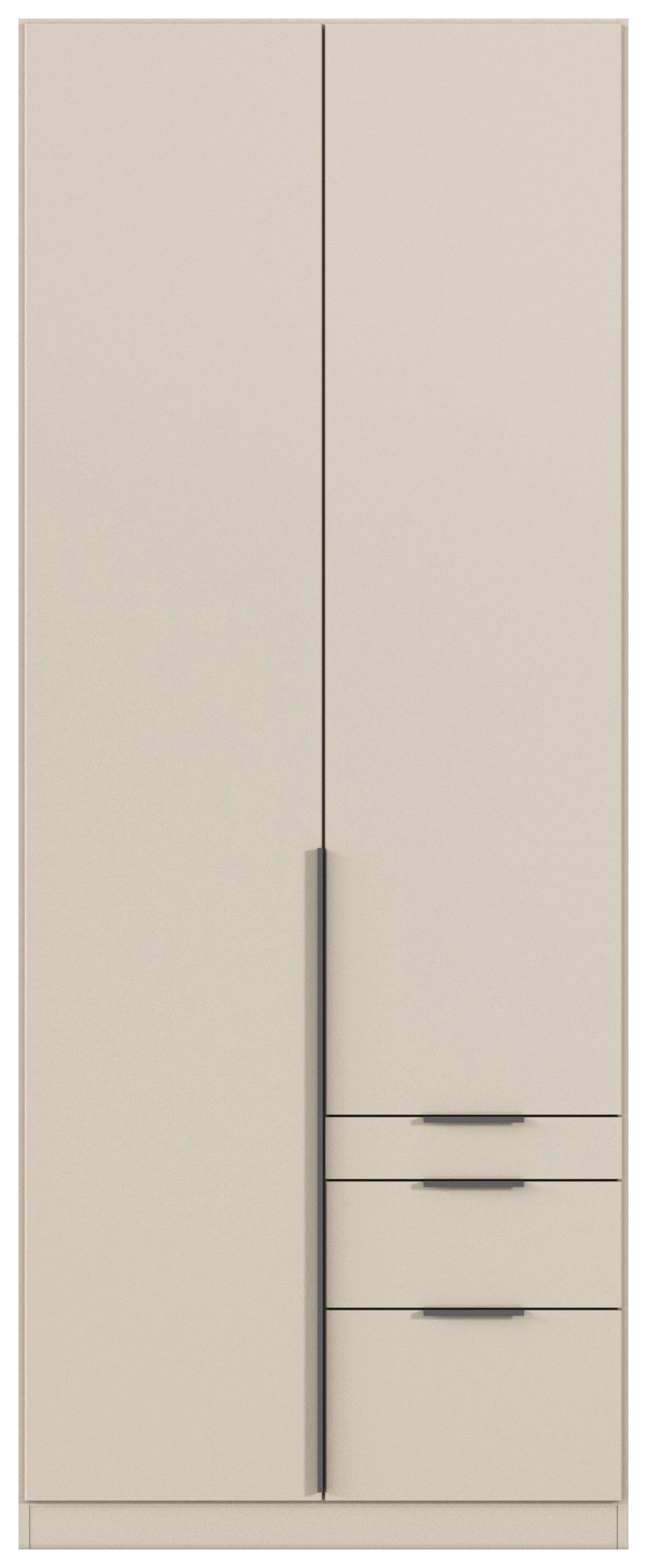 Drehtürenschrank Alabama Champagner B: 91 cm - Champagner, MODERN, Holzwerkstoff (91/229/54cm) - Rauch Möbel