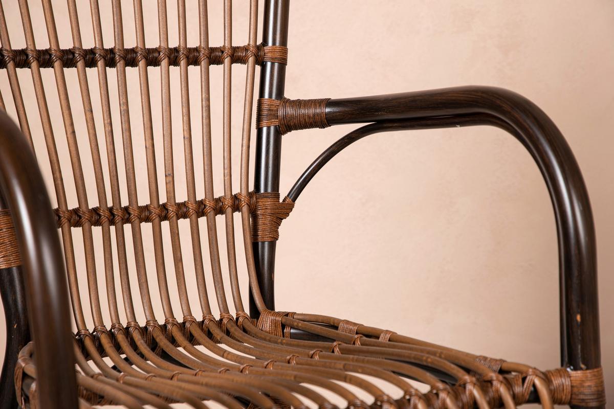 Gartensessel Galera Aluminium - Braun, KONVENTIONELL, Metall (55/90/63cm) - Gardenson