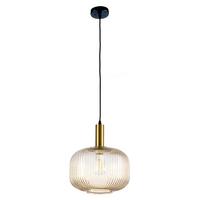 Hängeleuchte Doroty Braun D: 30 cm - Braun, KONVENTIONELL, Metall (30/105cm)