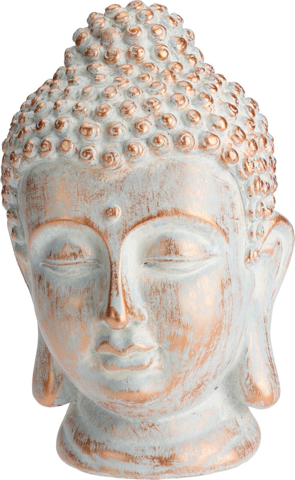 Buddha Fej 095752700 - kő (15/15/23cm)