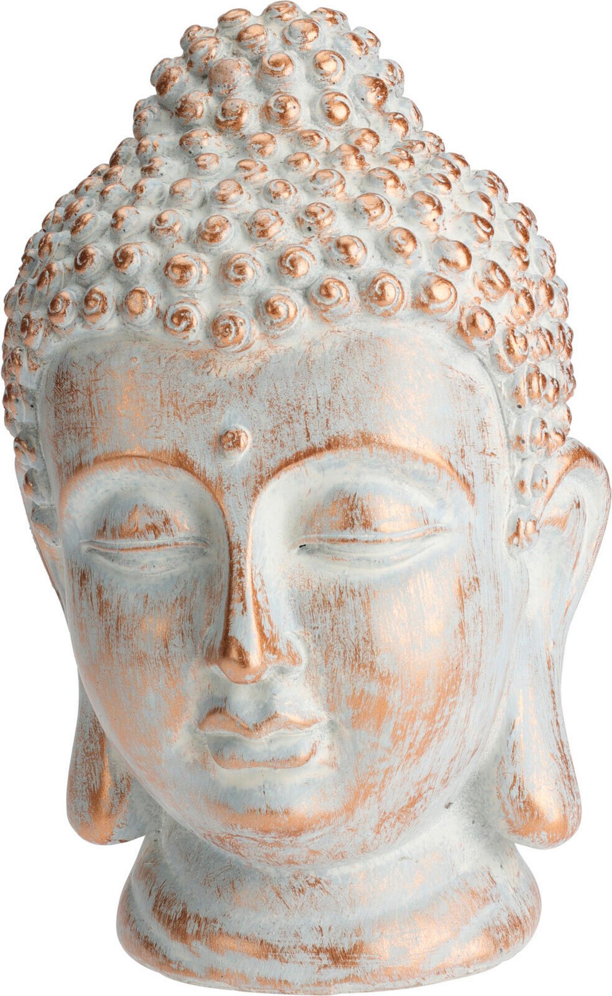 Buddha Fej 095752700 - kő (15/15/23cm)