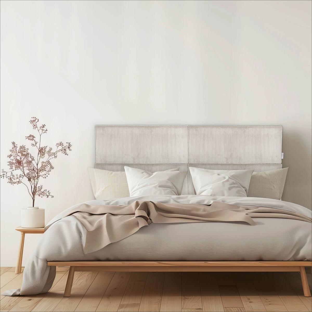 POLSTERPANEEL WANDKISSEN BEIGE - Beige, Basics, Holzwerkstoff/Kunststoff (75/30/5cm)