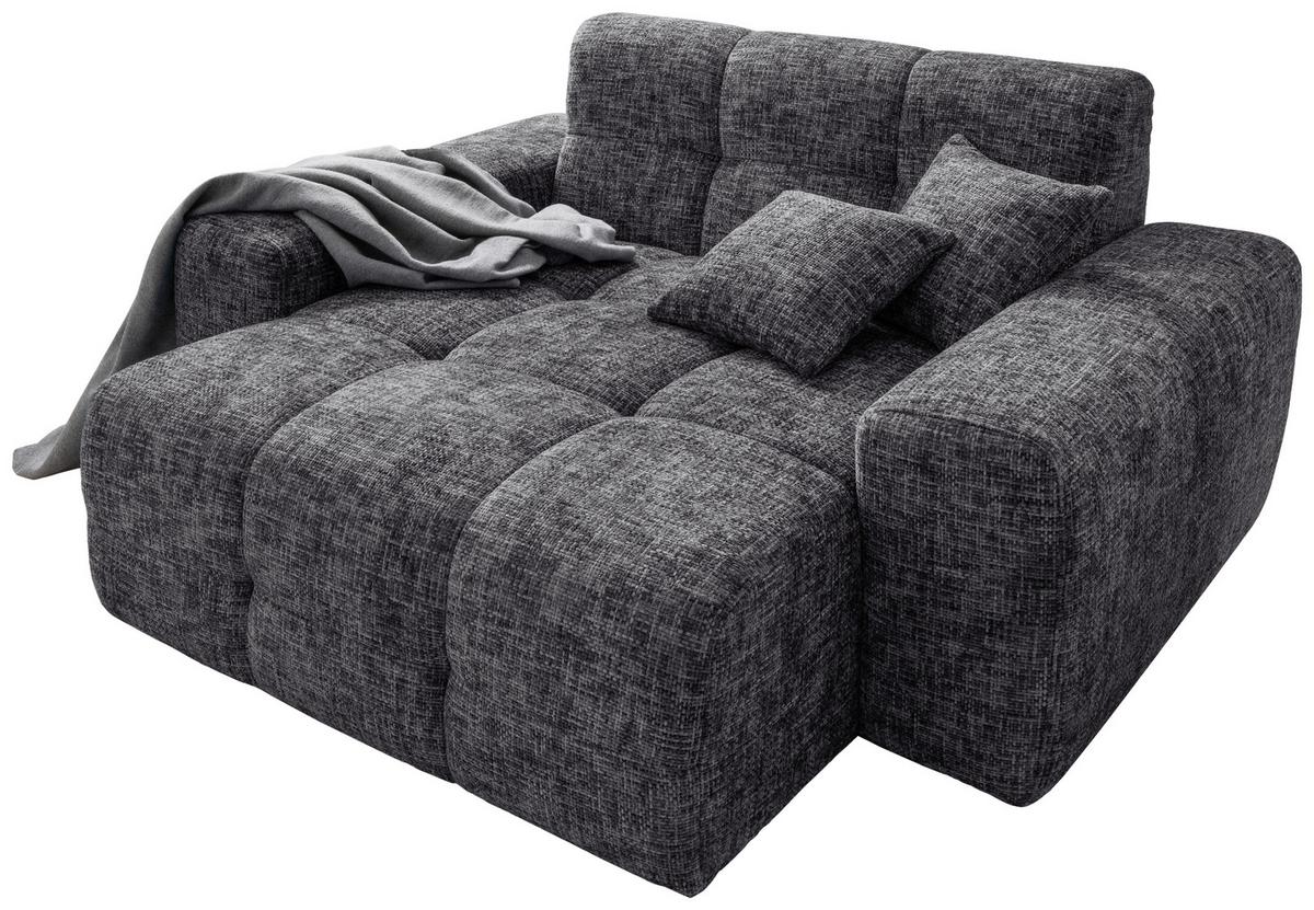 XXL-Sessel Bosco, Schwarz B: 181 cm - Schwarz, MODERN, Textil (181/87/155cm) - Livetastic