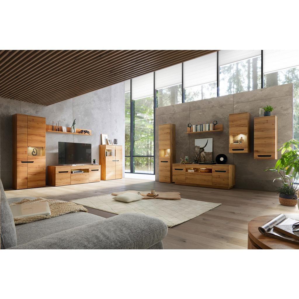 TV-Lowboard Alana 176,6 cm Crenata Dekor