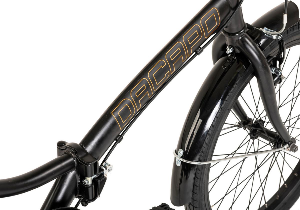 Citybike 406c Faltrad - Schwarz, LIFESTYLE, Metall (25/140/60cm)