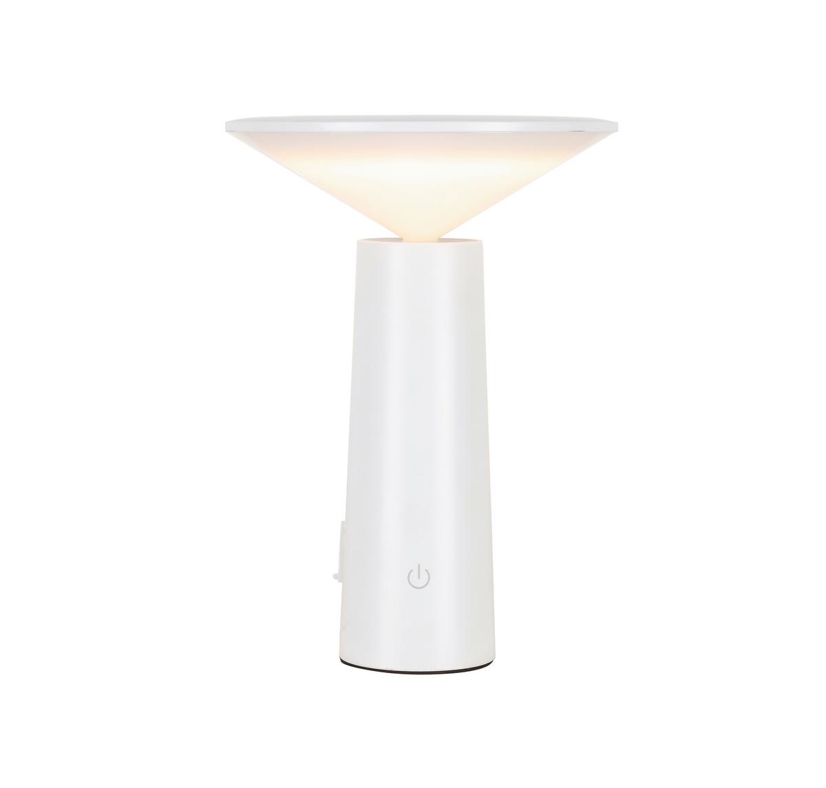 Venkovní LED svítidlo KOLIM, P/V: 14/19cm - bílá, Romantický / Rustikální, plast (14cm) - Modern Living
