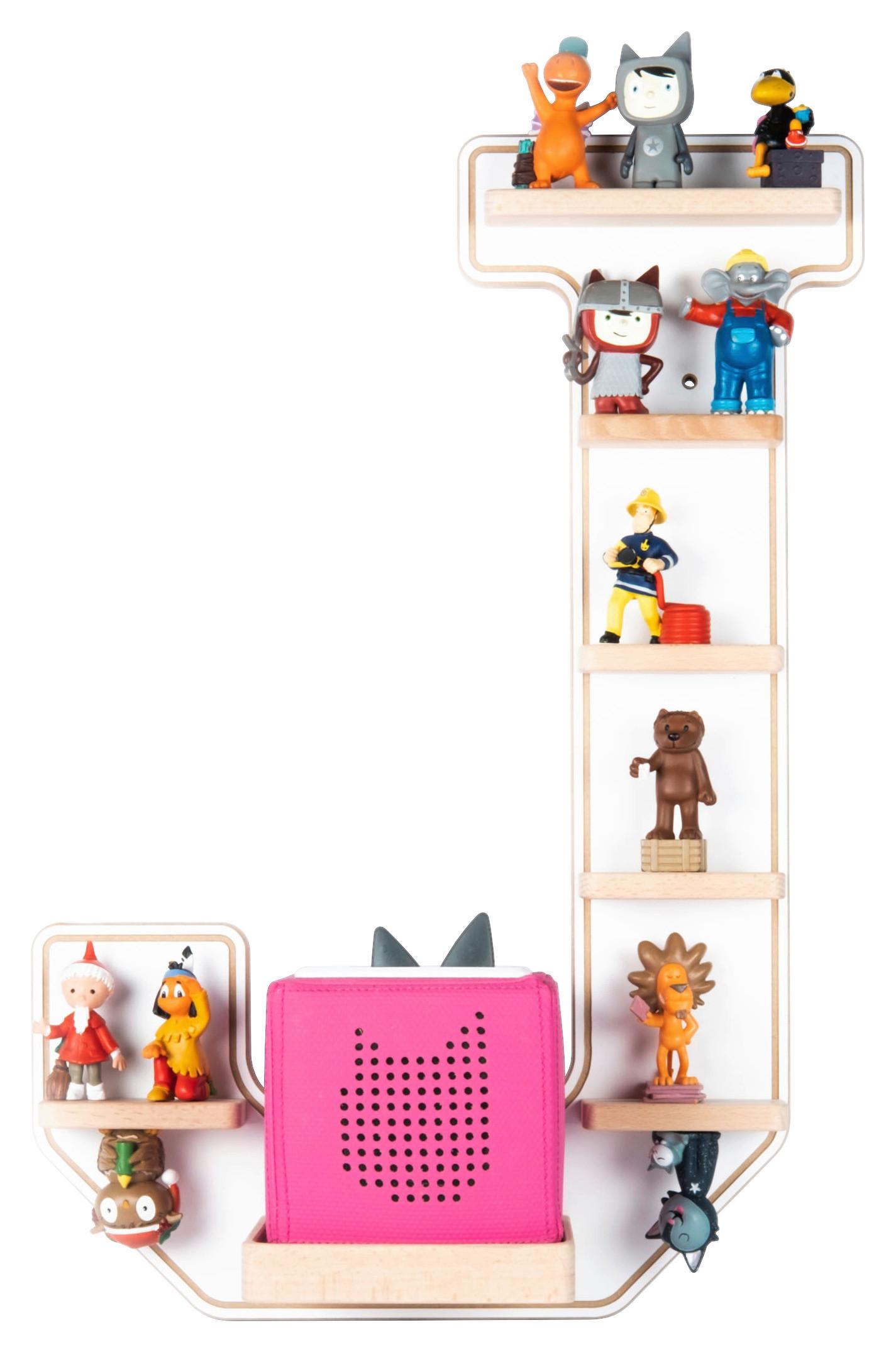 Kinderregal Boarti Weiß B: 37 cm - Weiß, MODERN, Holzwerkstoff (37/54/19cm) - Livetastic