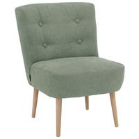 Sessel Fiona - Buchefarben/Hellgrün, Design, Textil (58/78/68cm) - Max Winzer