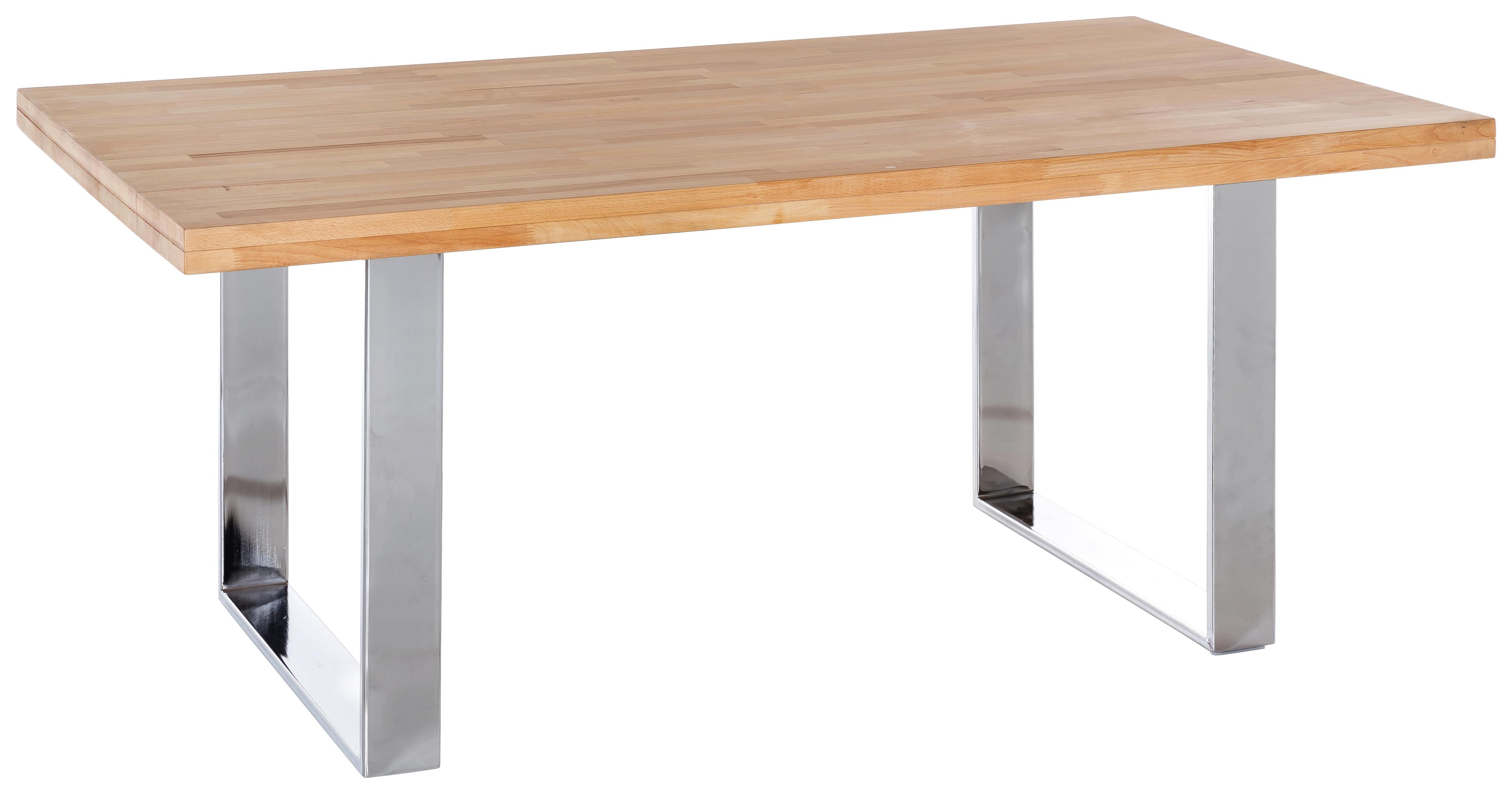Esstisch Udine B: 160 cm Buche - Buchefarben/Grau, MODERN, Holz (160/77/100cm)