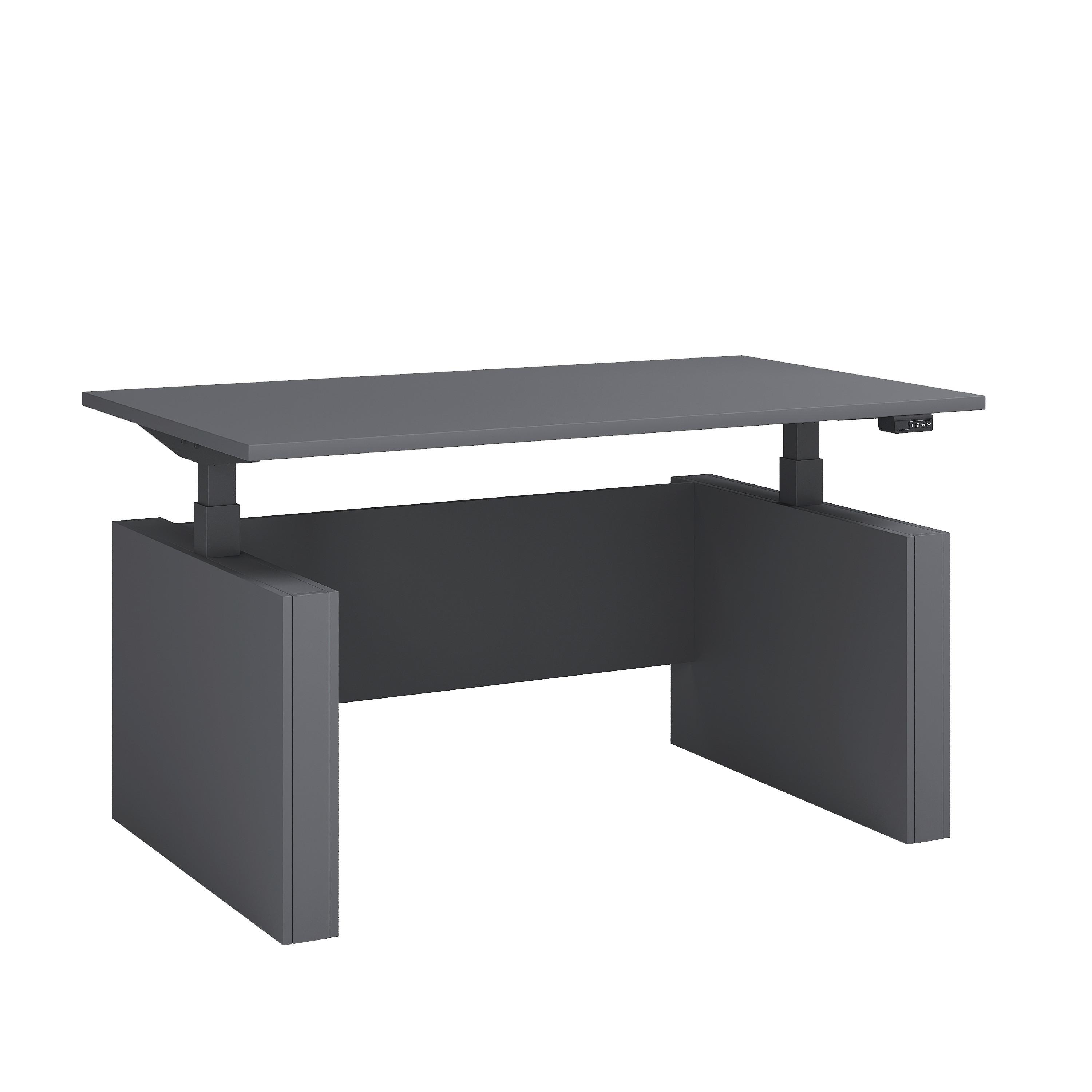 Schreibtisch E-Salia Schwarz/Anthrazit L: 138cm